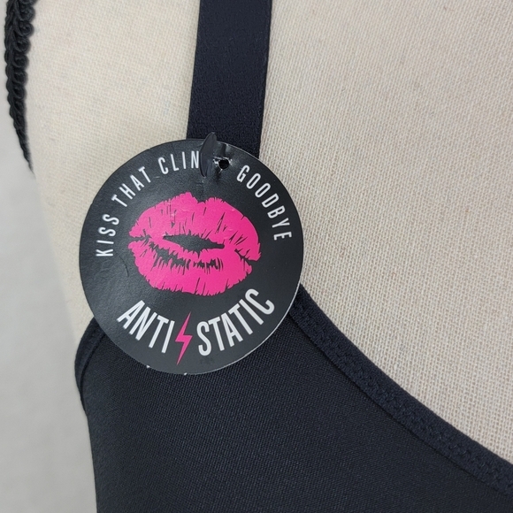 Maidenform Black Cover Your Bases SmoothTec Cami Shapewear Sz L NEW - Picture 8 of 16